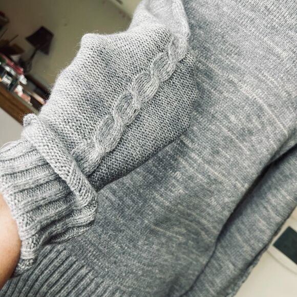 J&H Sweater Cardigan Size XS/Small, 1 button closure Grey - Picture 10 of 17